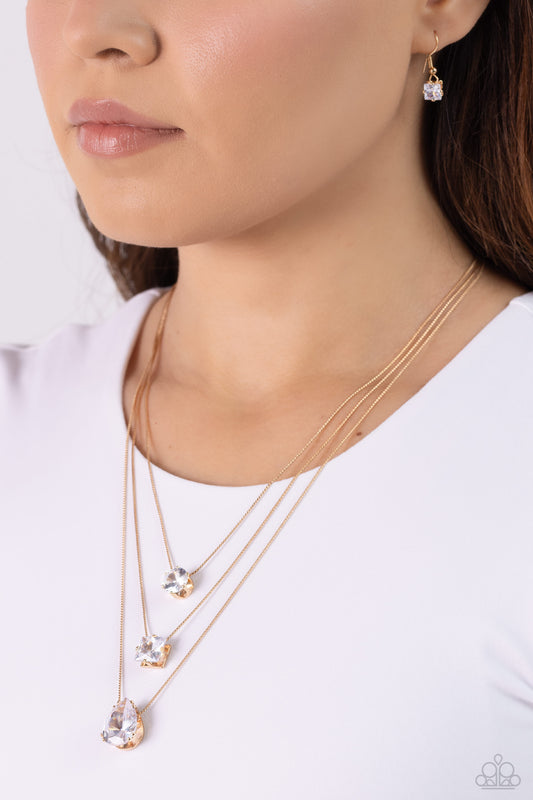 Lustrous Layers Gold Necklace - Jewelry by Bretta