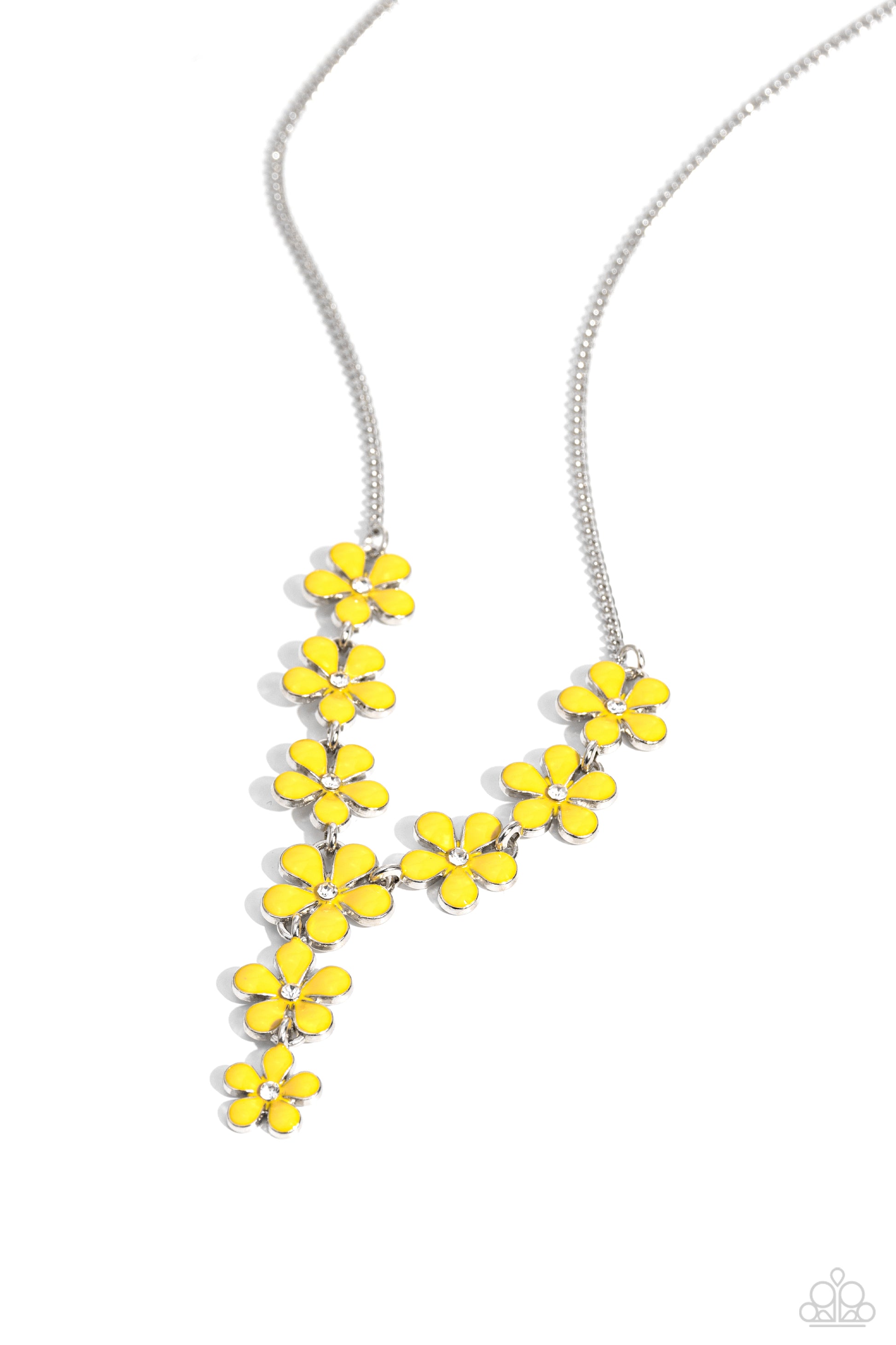 Flowering Feature Yellow Necklace - Jewelry by Bretta