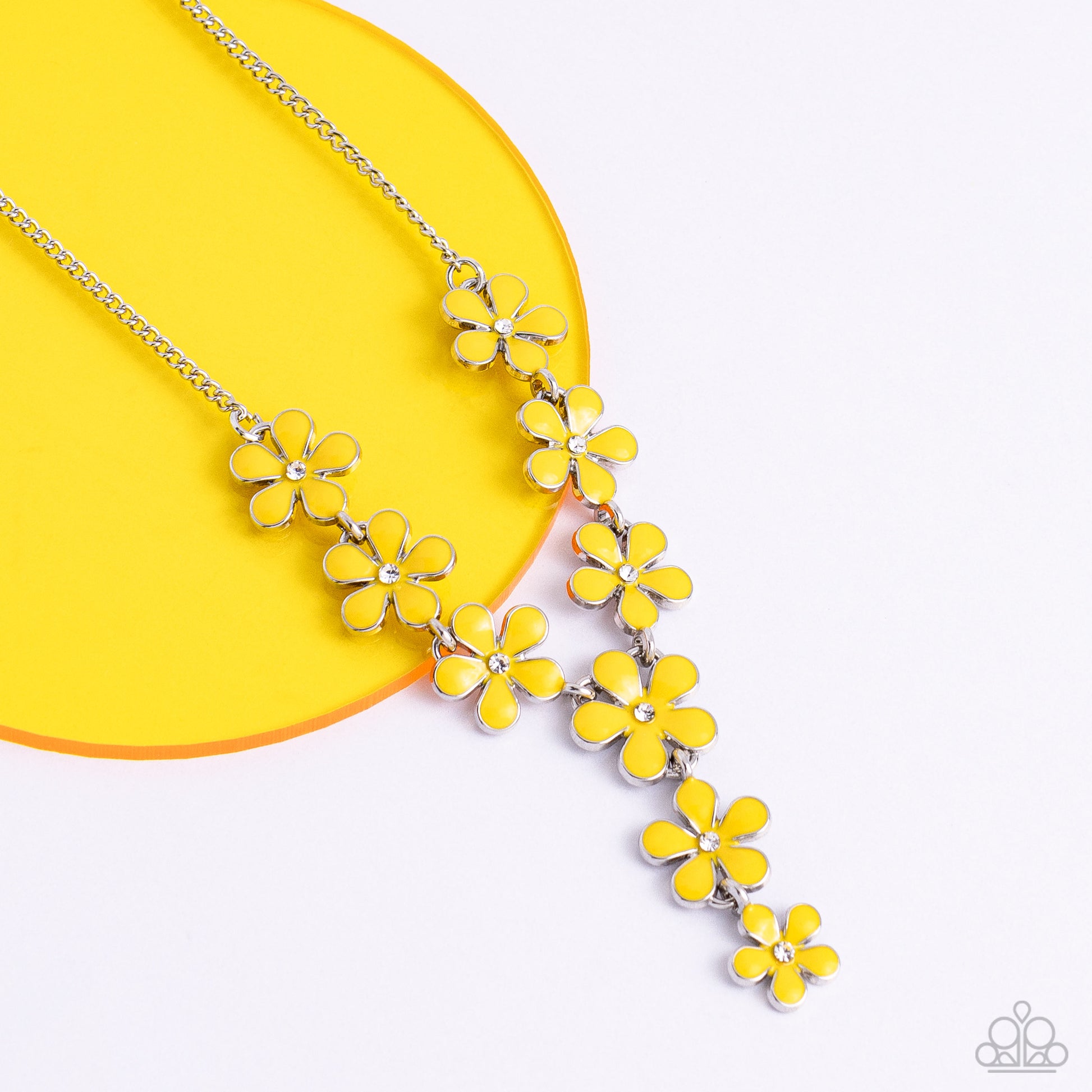 Flowering Feature Yellow Necklace - Jewelry by Bretta