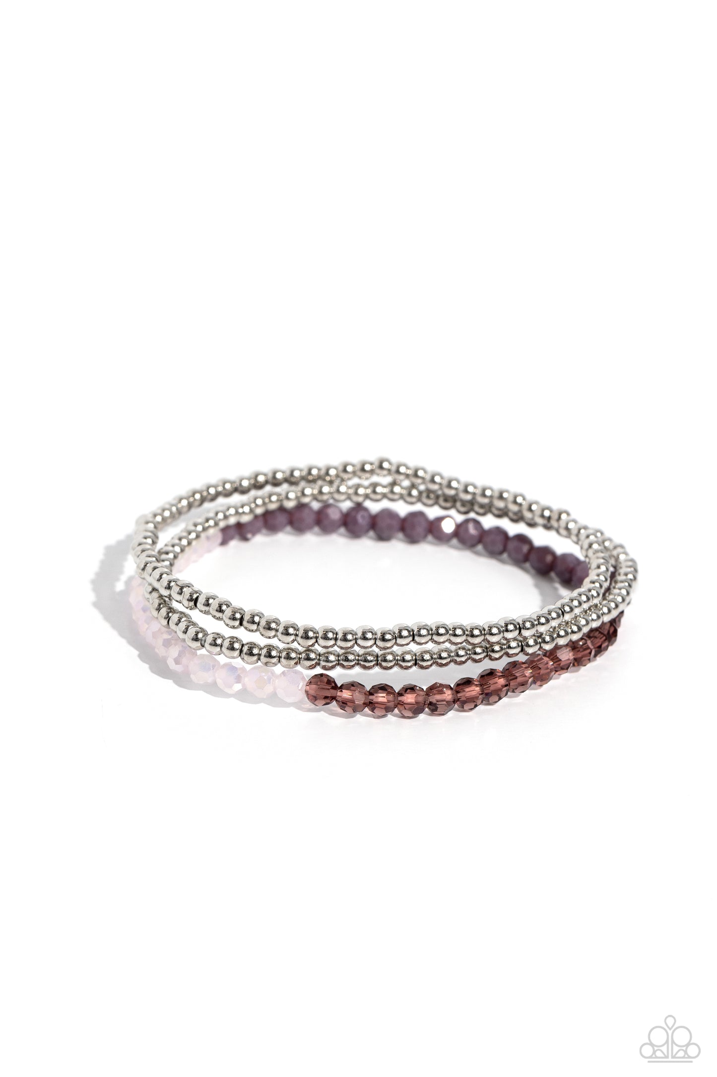 Backstage Beading Purple Bracelet - Jewelry by Bretta