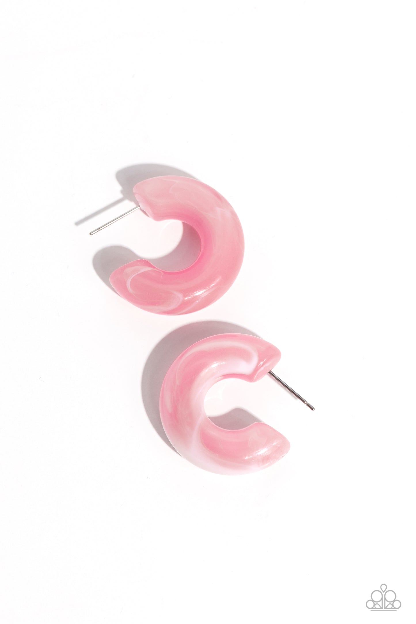 Acrylic Acclaim Pink Earrings - Jewelry by Bretta