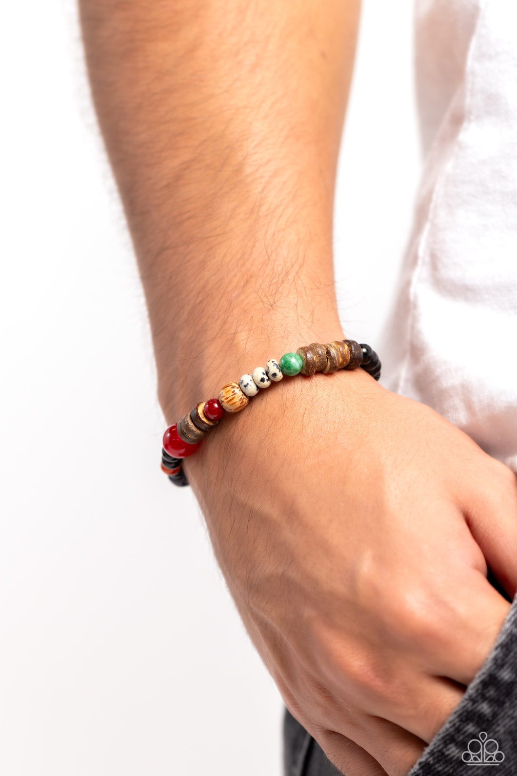I WOOD Be So Lucky Blue Bracelet - Jewelry by Bretta