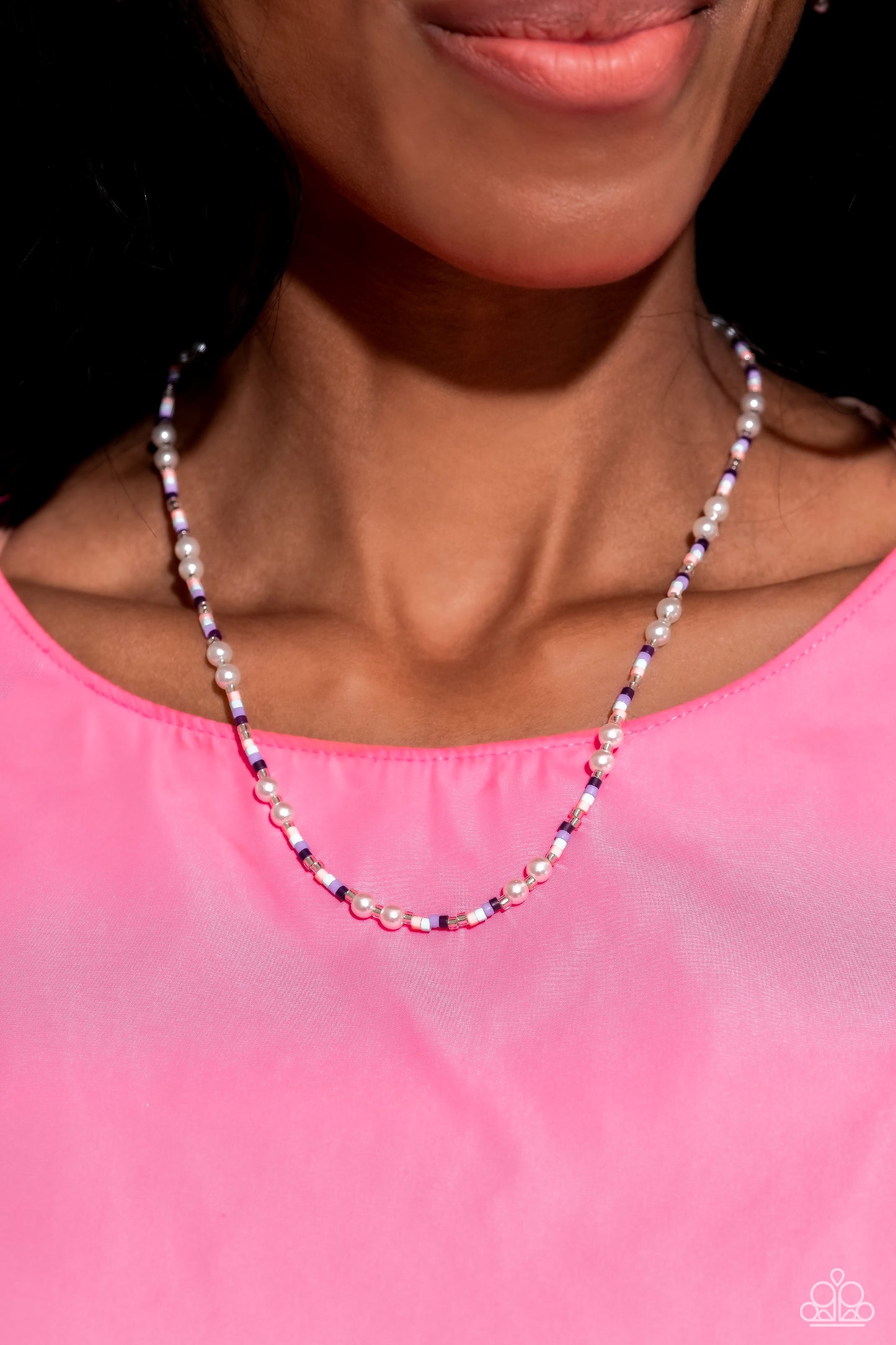 Colorblock Charm Purple Set - Jewelry by Bretta