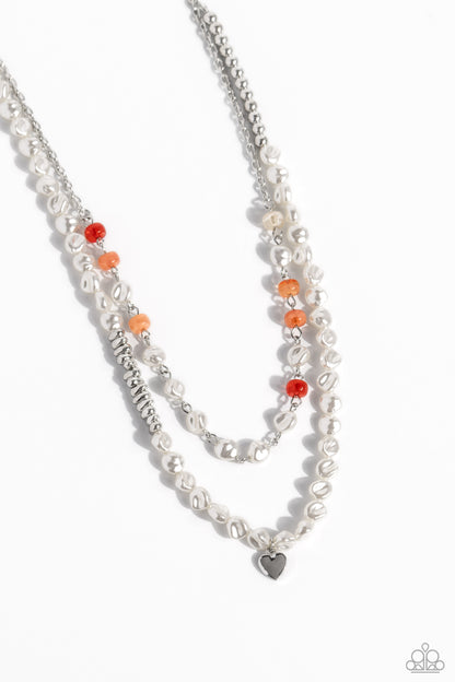 Pearl Pact Orange Necklace - Jewelry by Bretta