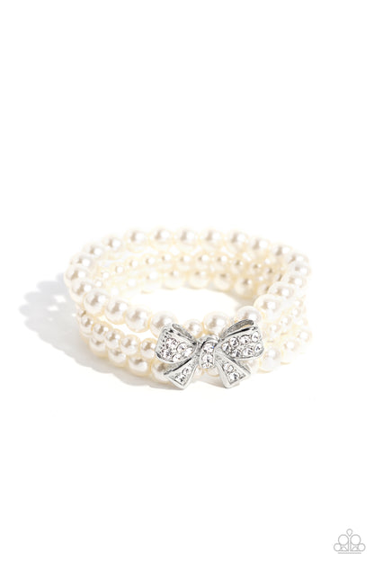 How Do You Do? White Bracelet - Jewelry by Bretta