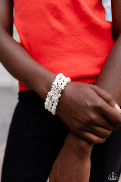 How Do You Do? White Bracelet - Jewelry by Bretta