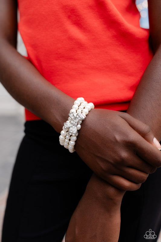 How Do You Do? White Bracelet - Jewelry by Bretta