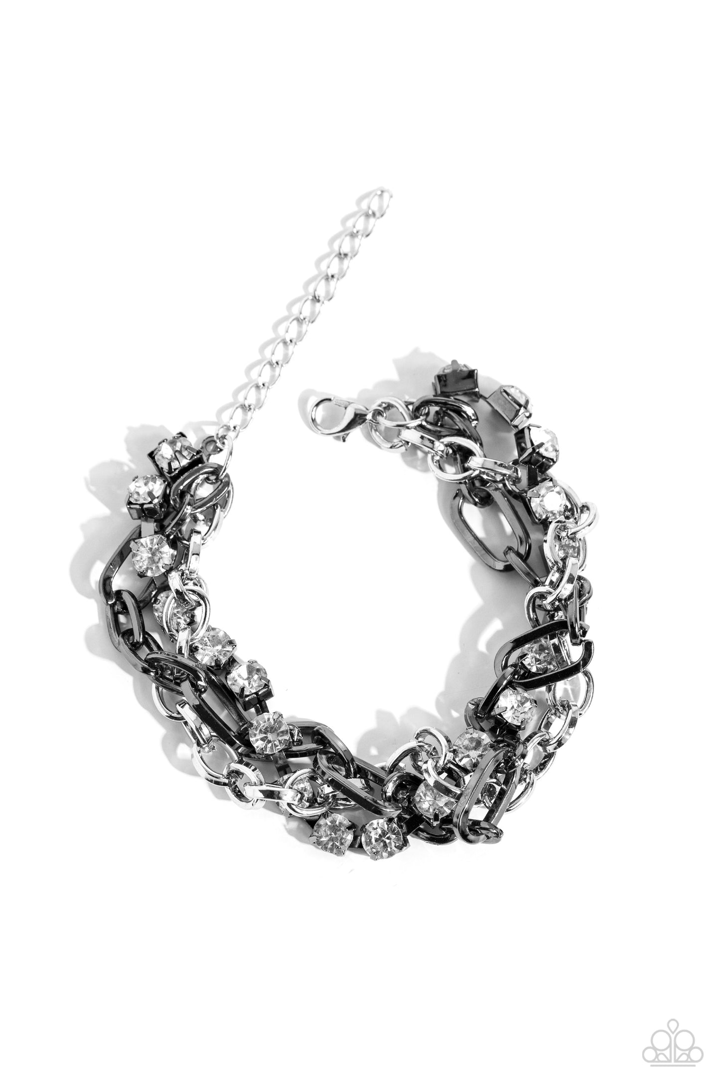 Two-Tone Taste - Silver- Jewelry By Bretta