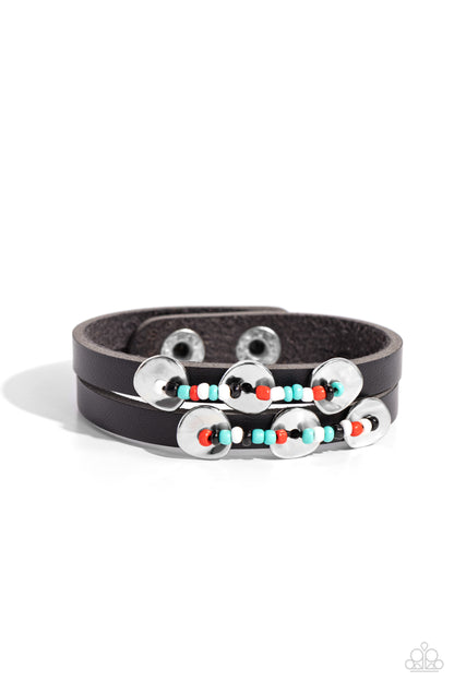 Social Sashay Black Bracelet - Jewelry by Bretta