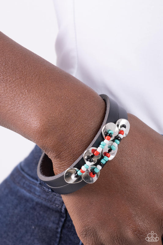 Social Sashay Black Bracelet - Jewelry by Bretta