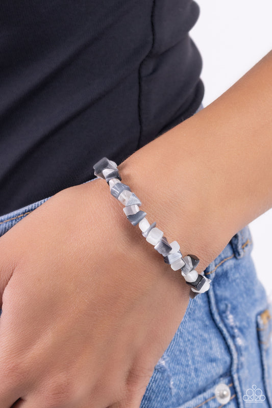 Chiseled Cameo Silver Bracelet - Jewelry by Bretta