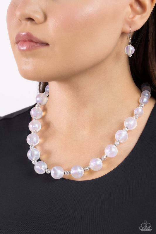 Timelessly Tantalizing White Necklace - Jewelry by Bretta