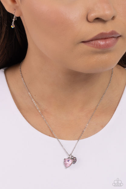 Devoted Delicacy Pink Heart Necklace - Jewelry by Bretta
