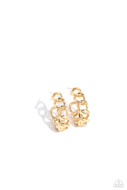 Casual Confidence Gold Hoop Earrings - Jewelry by Bretta