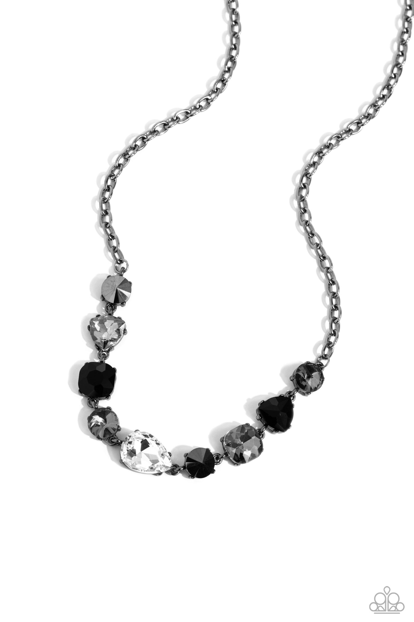 Emphatic Edge Black Necklace - Jewelry by Bretta