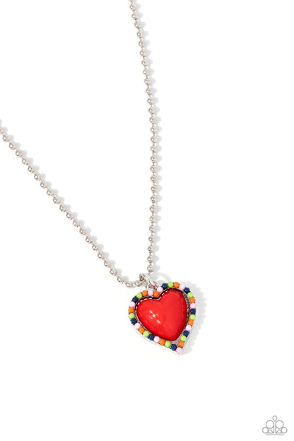 Romantic Ragtime Red Necklace - Jewelry by Bretta