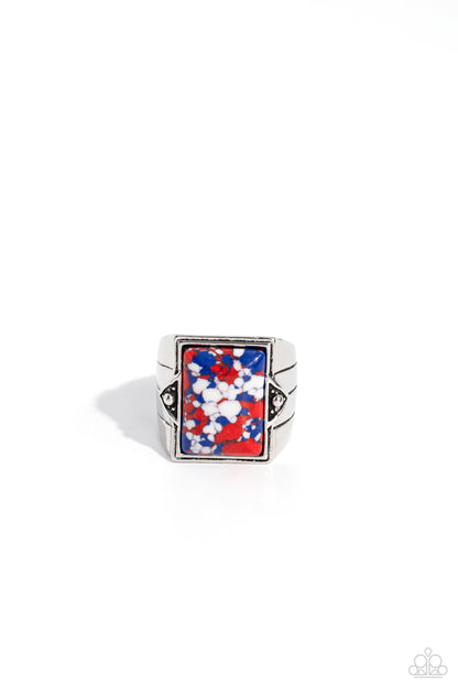 Startling Stones Red Ring - Jewelry by Bretta