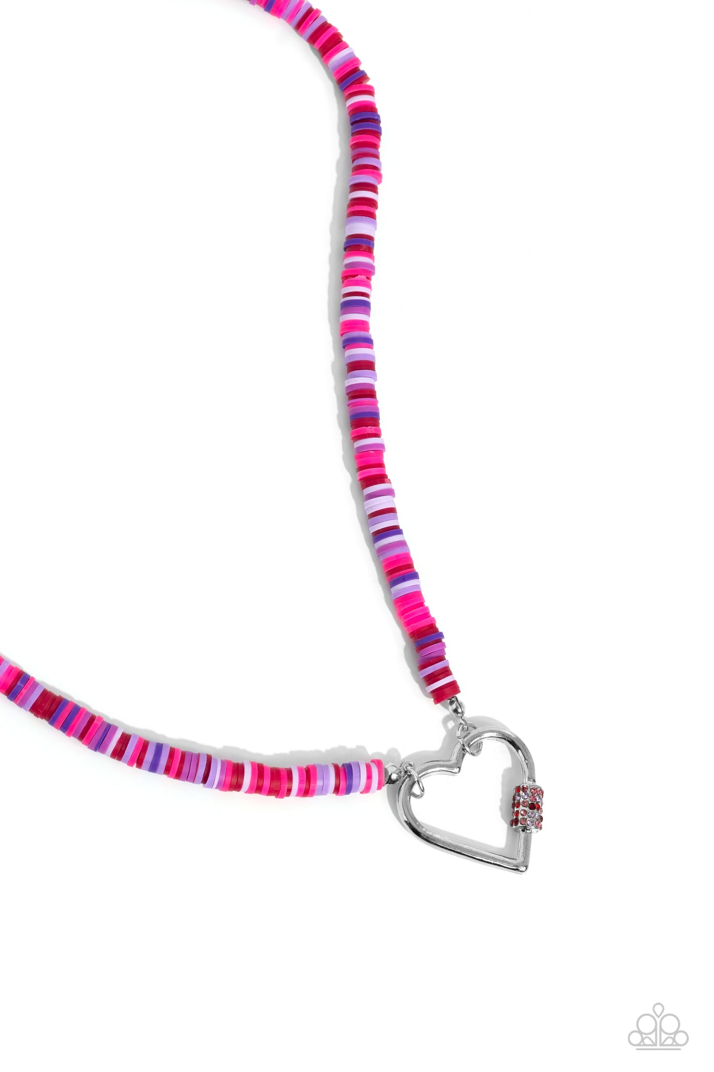 Clearly Carabiner Red Necklace - Jewelry by Bretta