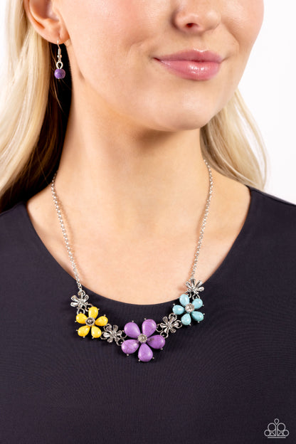 Growing Garland Purple Necklace - Jewelry by Bretta