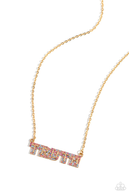 Truth Trinket Gold Necklace - Jewelry by Bretta