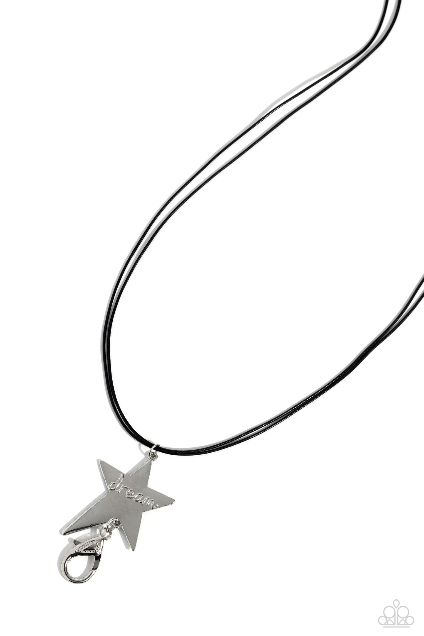 Default Dreamer Black Star Lanyard Necklace - Jewelry by Bretta