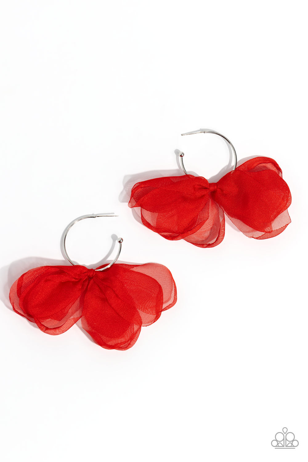 Chiffon Class Red Earrings - Jewelry by Bretta