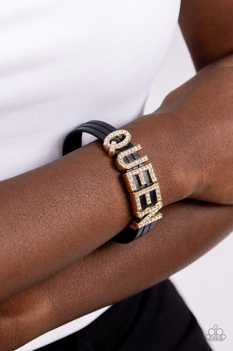 Queen of My Life Gold Bracelet - Jewelry by Bretta