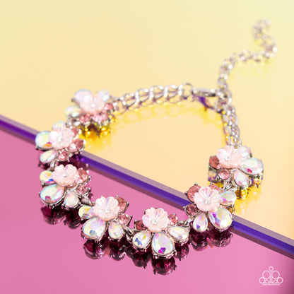 Floral Frenzy Pink Bracelet - Jewelry by Bretta