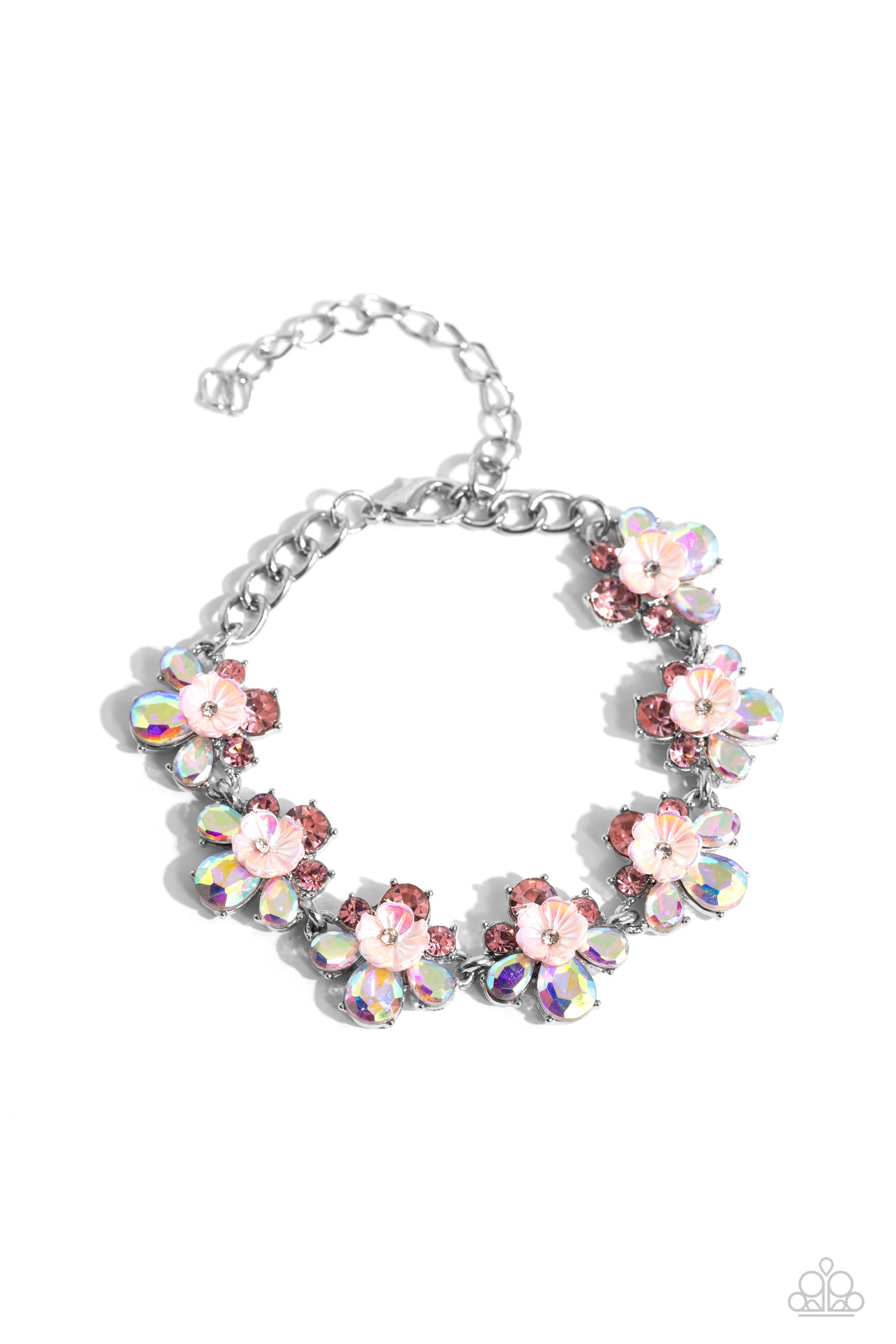 Floral Frenzy Pink Bracelet - Jewelry by Bretta
