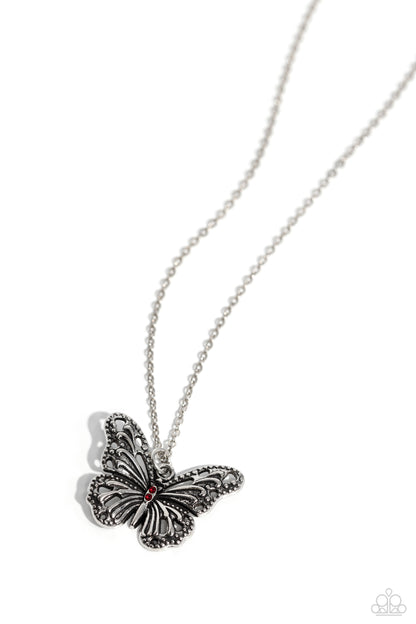 Textured Talent Red Necklace - Jewelry by Bretta