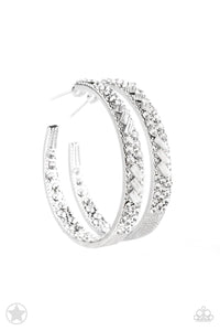 GLITZY By Association Silver Earrings - Jewelry by Bretta