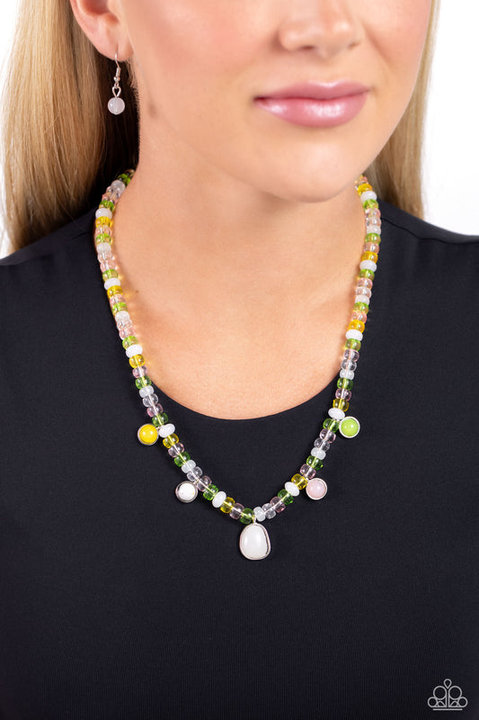 Colorfully California White Necklace - Jewelry by Bretta