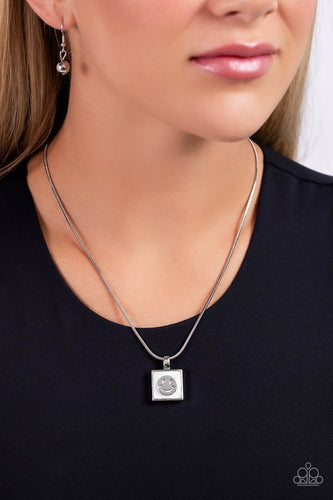 Smiley Season White Necklace - Jewelry by Bretta