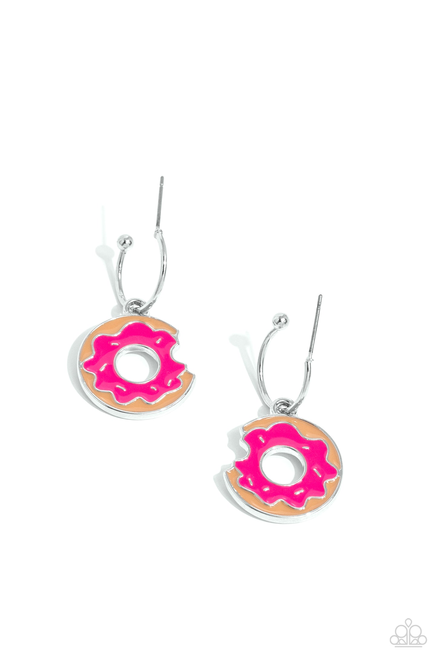 Donut Delivery Pink Earrings - Jewelry by Bretta