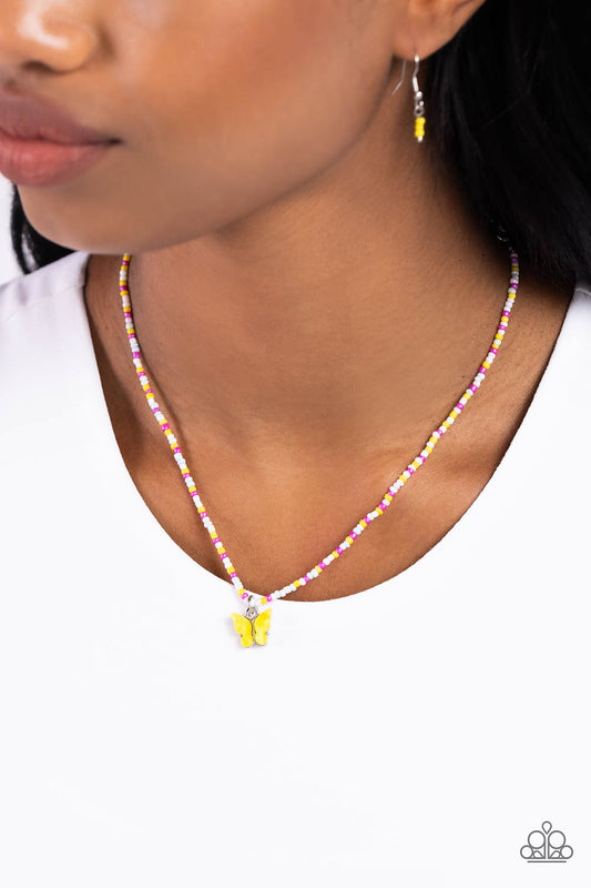 Soaring Shell Yellow Necklace - Jewelry by Bretta
