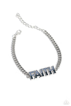 Faithful Finish Blue Bracelet - Jewelry by Bretta