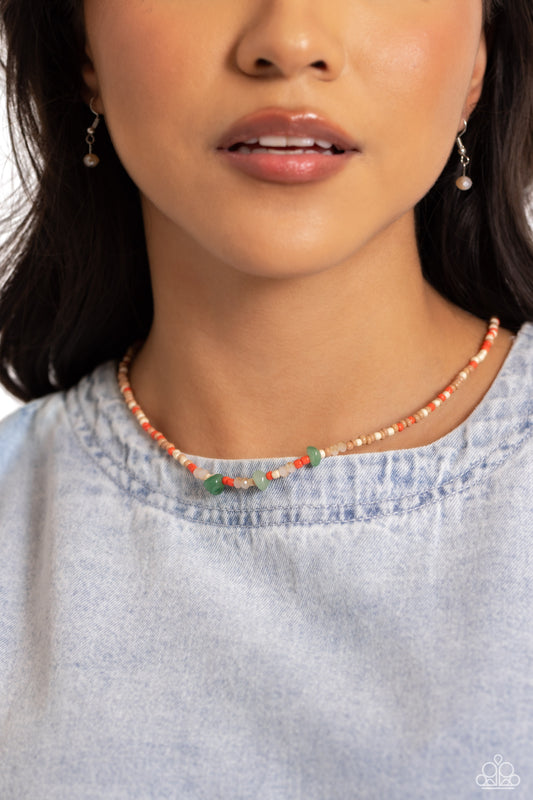 Naturally Notorious Green Necklace - Jewelry by Bretta