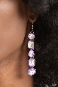 Developing Dignity Purple Earrings - Jewelry by Bretta