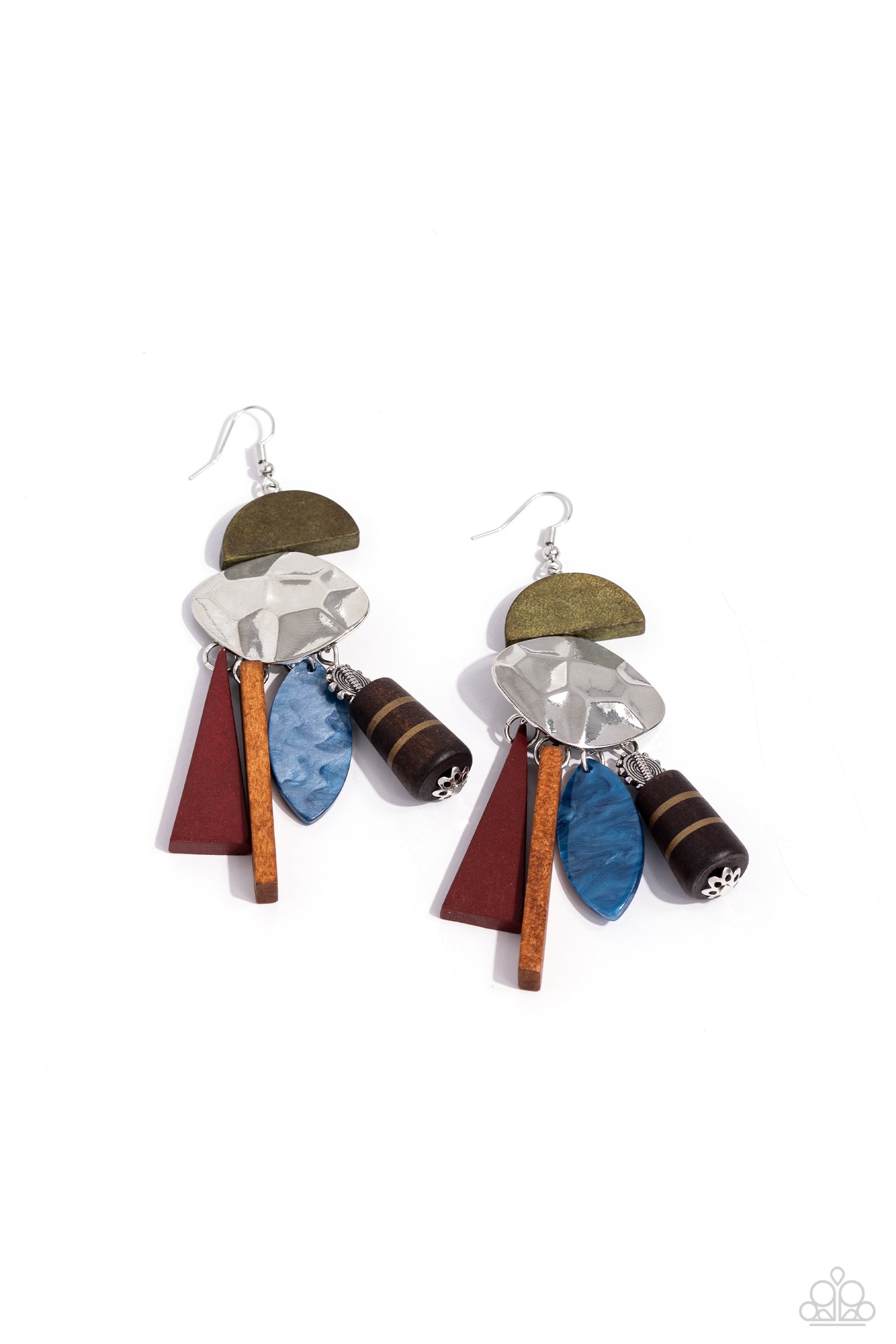 Textured Talisman Multi Earrings - Jewelry by Bretta