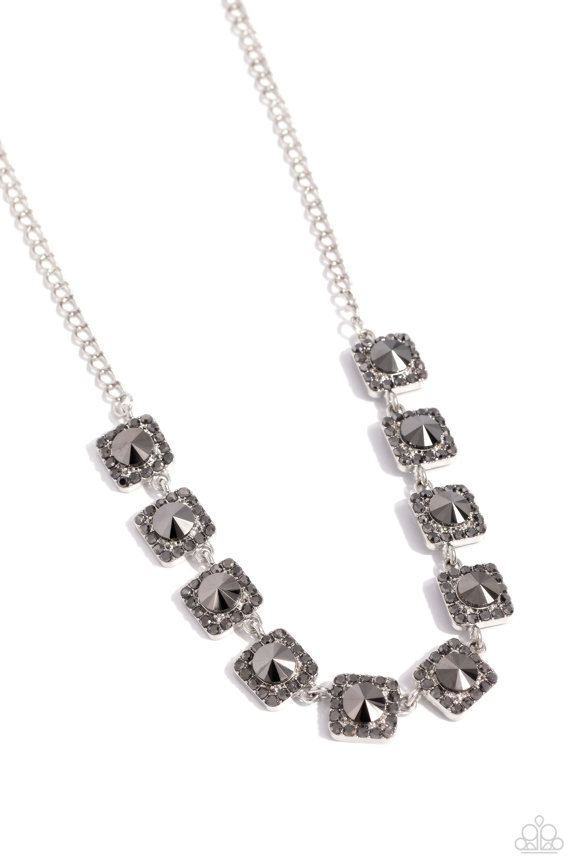 Jump SQUARE Silver Necklace - Jewelry by Bretta