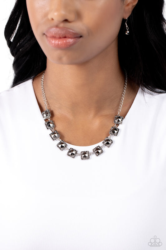 Jump SQUARE Silver Necklace - Jewelry by Bretta