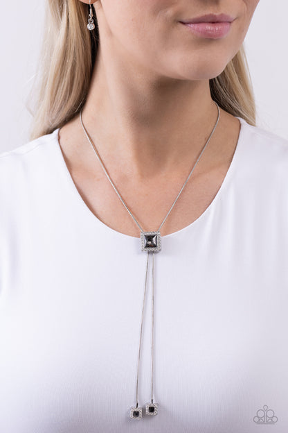 I Solemnly SQUARE Silver Necklace - Jewelry by Bretta