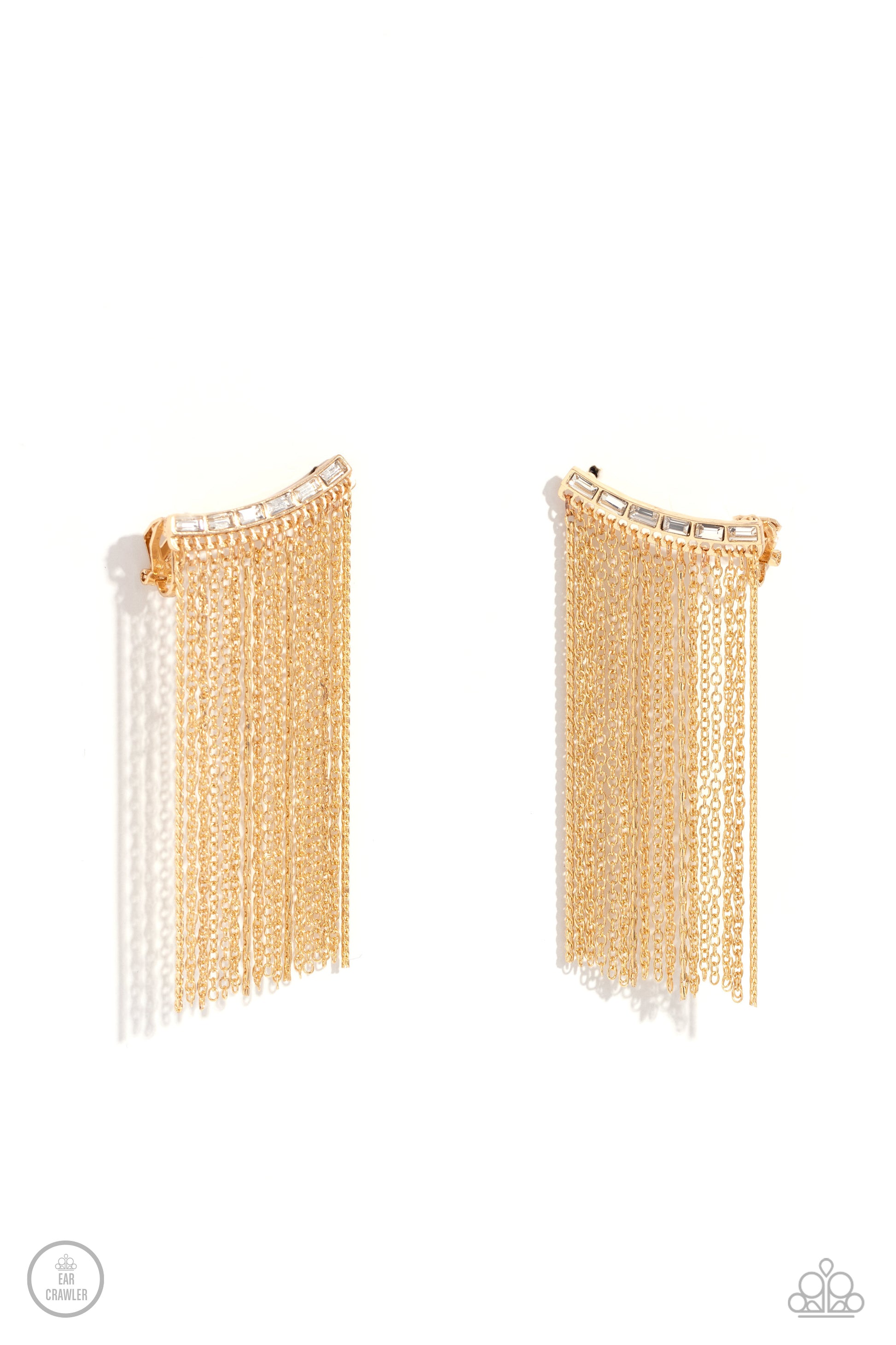 Feuding Fringe Gold Earrings - Jewelry by Bretta