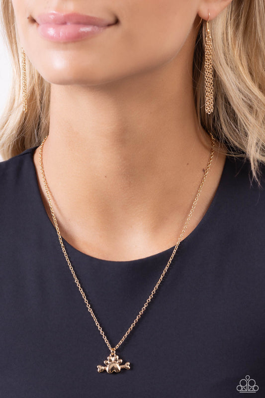 Loyal Companion Gold Necklace - Jewelry by Bretta