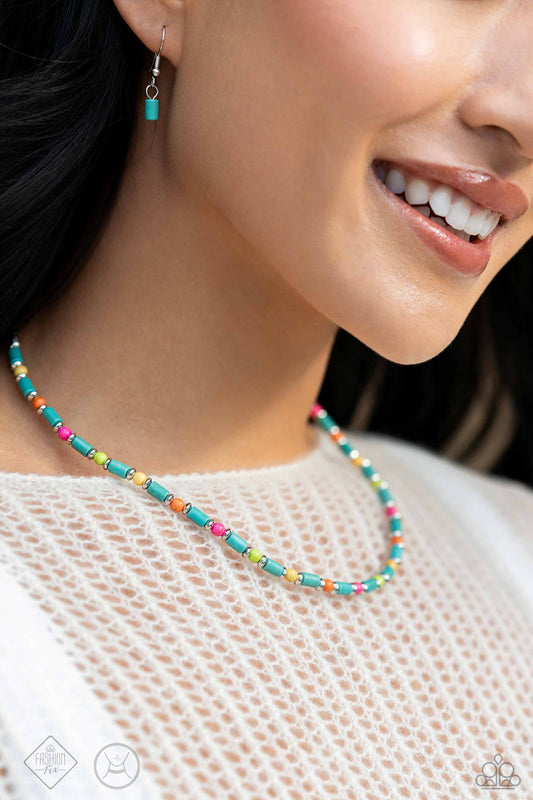 Arid Ambiance Blue Necklace - Jewelry by Bretta