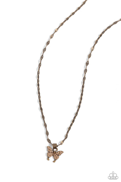High-Flying Hangout Brass Necklace - Jewelry by Bretta