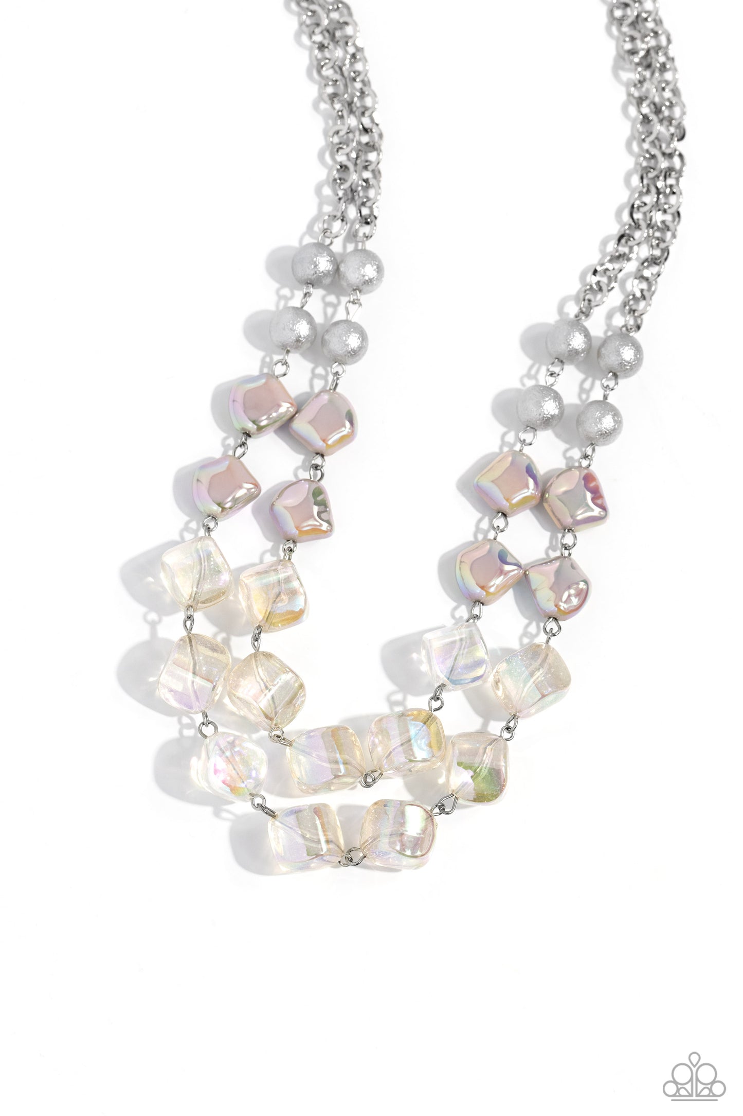 Eclectic Embellishment Silver Necklace - Jewelry by Bretta