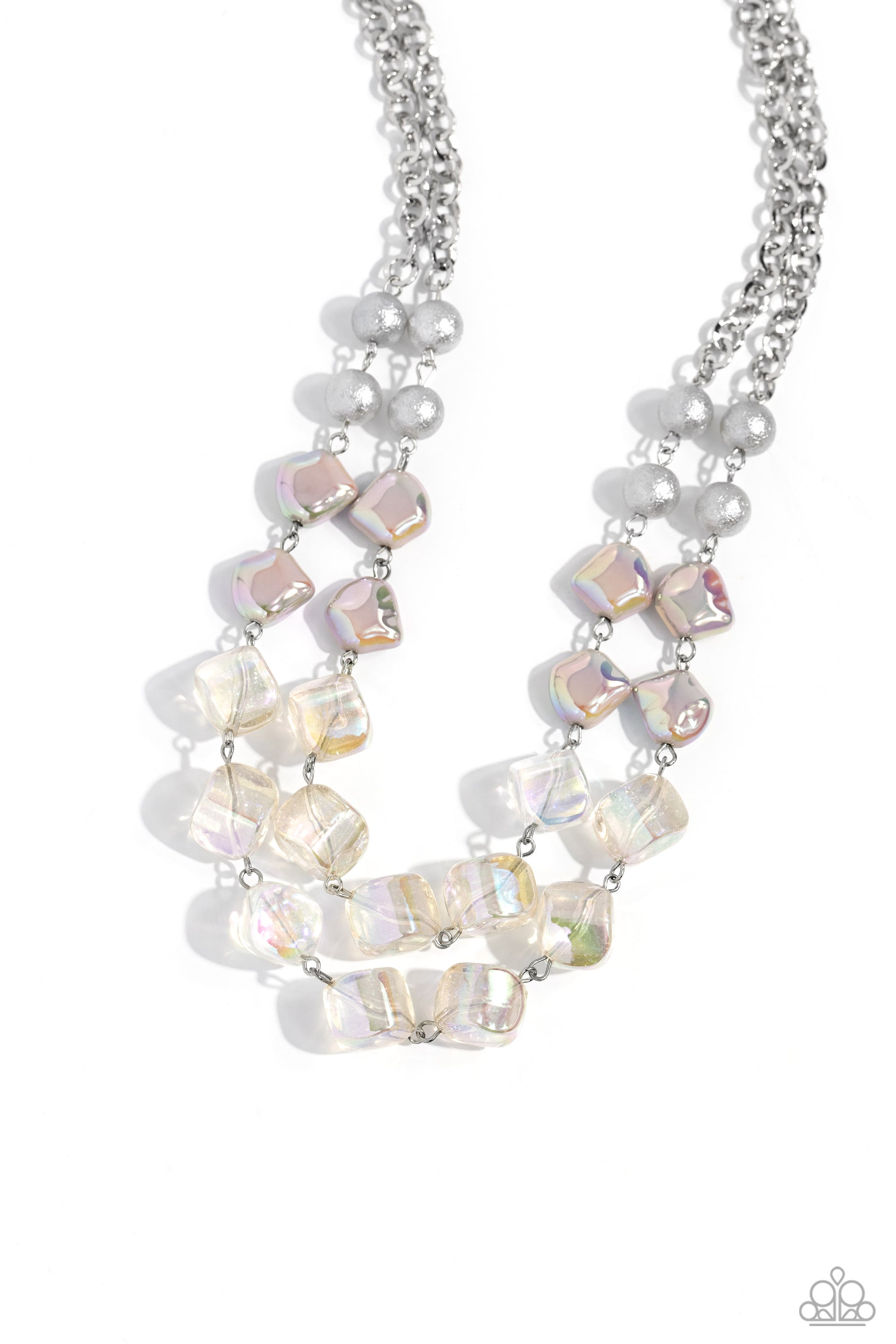 Eclectic Embellishment Silver Necklace - Jewelry by Bretta
