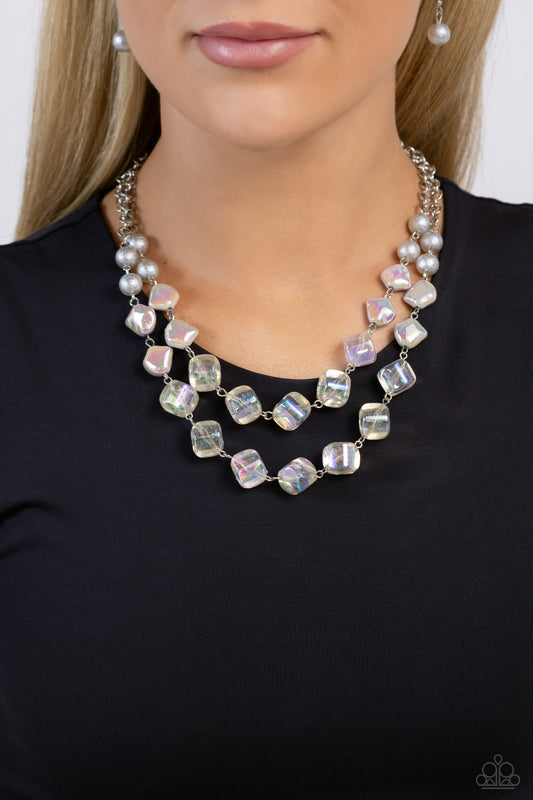 Eclectic Embellishment Silver Necklace - Jewelry by Bretta