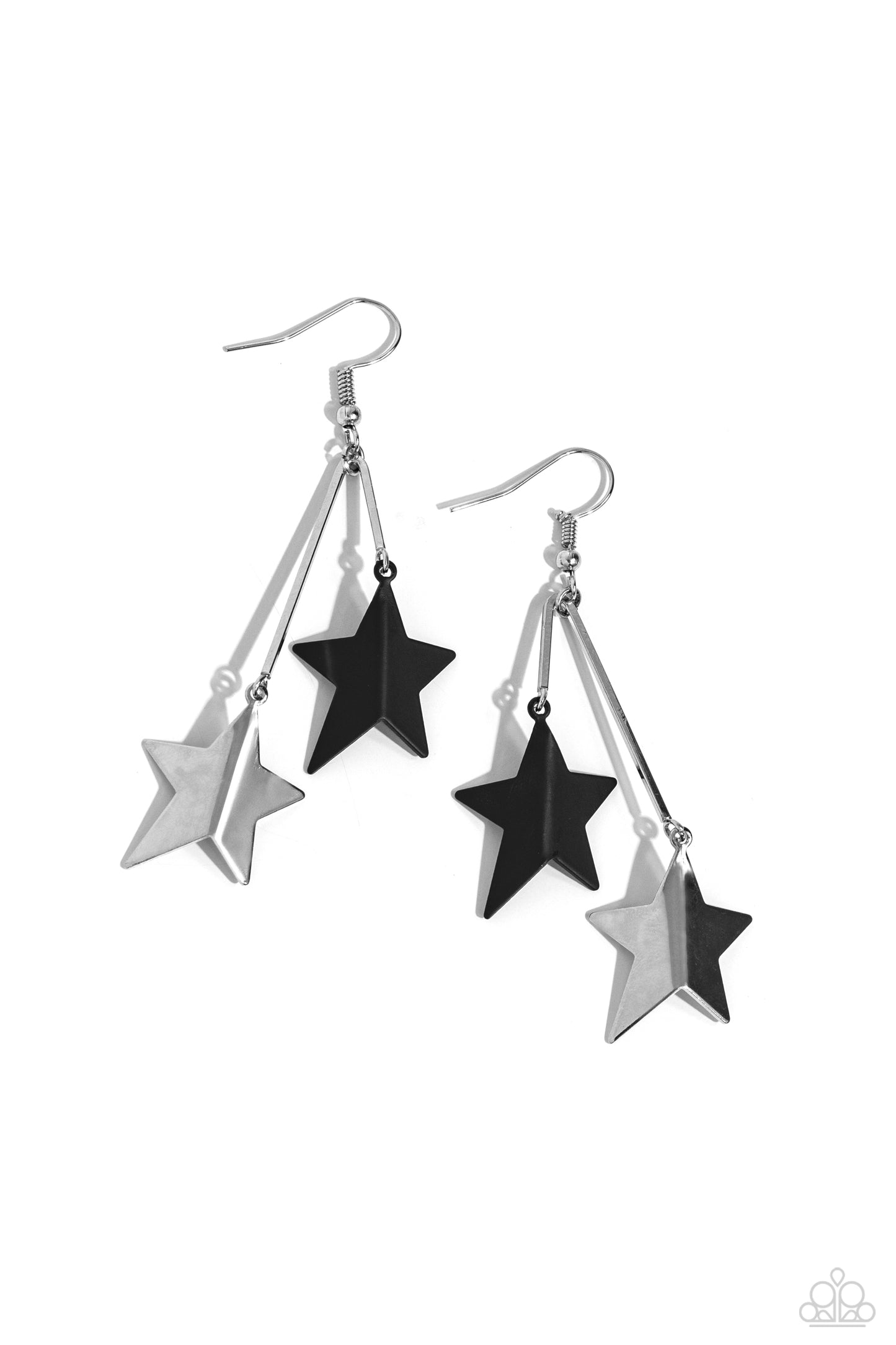 Stellar STAGGER Black Earrings - Jewelry by Bretta